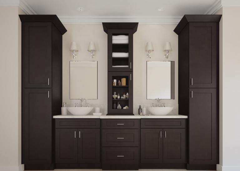 ready to assemble bathroom vanities & cabinets - the rta store
