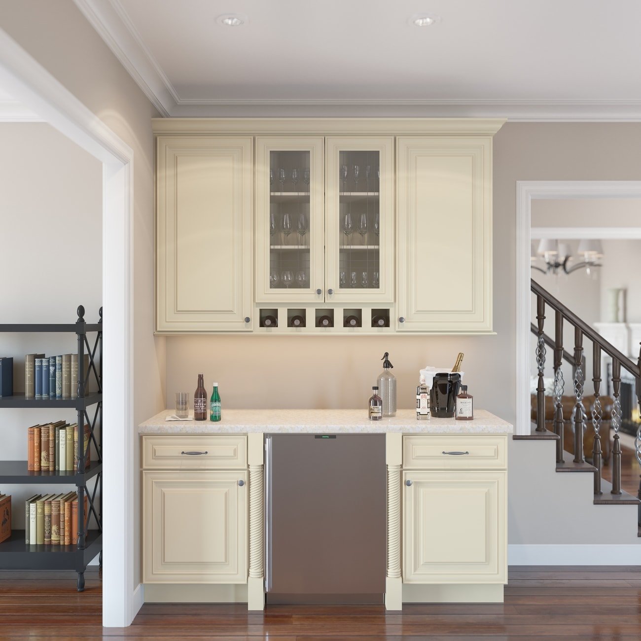French Vanilla Glaze - Ready To Assemble Kitchen Cabinets - Kitchen