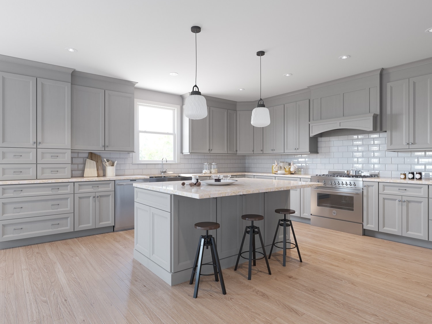 Light Grey Cabinets - Home Cabinets Design