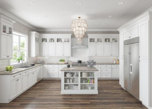 Belfast White Pre-Assembled Cabinets
