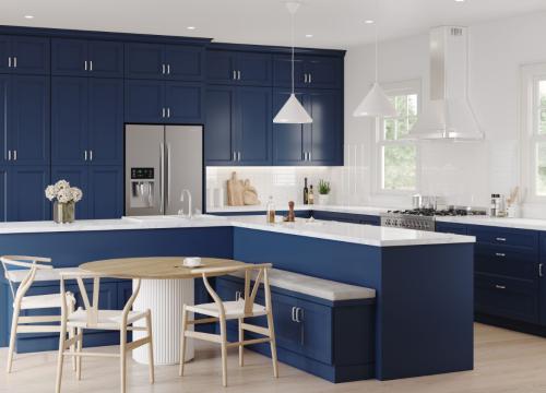 Bayville Blue Pre-Assembled Kitchen Cabinets