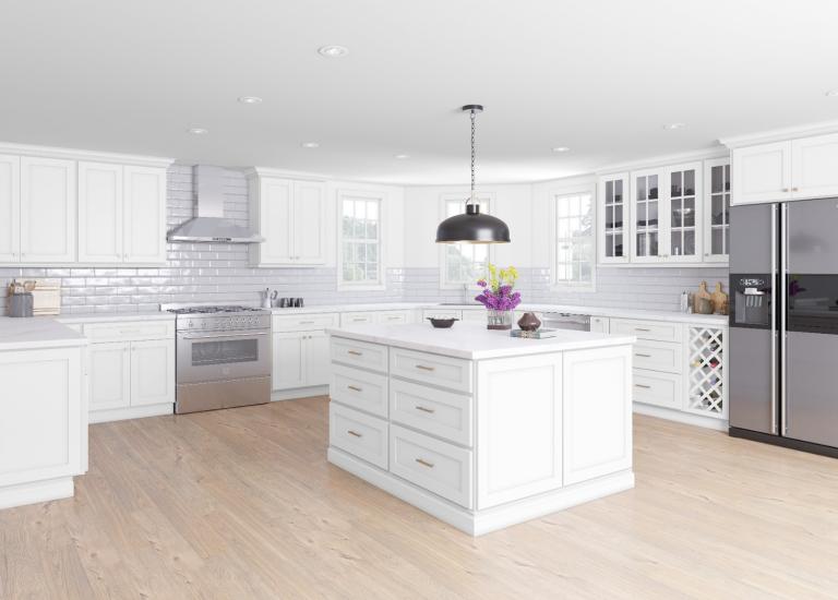 Stratton White Shaker - Ready to Assemble Cabinetry