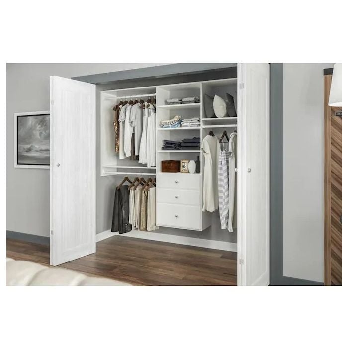 10' Deluxe Solid Wall Closet Organization Kit (121.5) – Northern