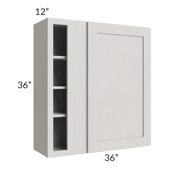 Midtown Light Grey Shaker 36x36 Blind Corner Wall Cabinet