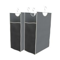 Hanging Hamper Bag (2 pack)- Gray