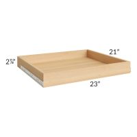 Providence Natural Grey 27" Roll Out Tray with a Dovetailed Drawer Box