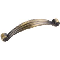 Jeffrey Alexander By Hardware Resource - Lille Collection Pulls - 3.78" Center to Center in Antique Brushed Satin Brass