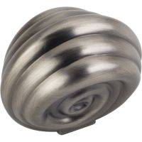 Jeffrey Alexander By Hardware Resource - Lille Collection Knobs - 1.375" Overall Length in Brushed Pewter