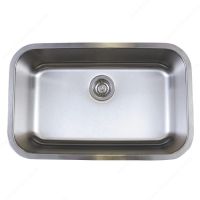 Stainless Steel Undermount Sink - Fits 33" Minimum Cabinet Size