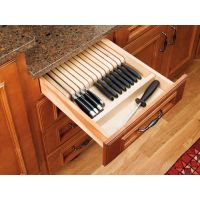 Trimmable Knife Block - Fits Any Size Drawer