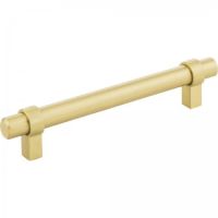 Jeffrey Alexander by Hardware Resources - Key Grande Collection Cabinet Bar Pull - 5.03" Center to Center in Brushed Gold