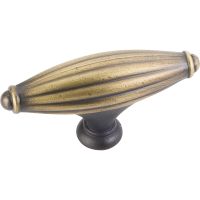 Jeffrey Alexander By Hardware Resource - Glenmore Collection - 2.938" Overall Length in Antique Brushed Satin Brass