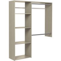60 Inch Wide Deluxe Hanging Closet System with Shelves