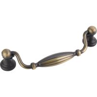Jeffrey Alexander By Hardware Resource - Glenmore Collection Pulls - 5.04" Center to Center in Antique Brushed Satin Brass