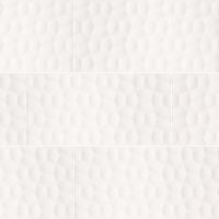 Adella Viso White 12" x 24" Satin Wall Tile
