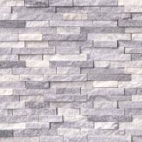 Alaskan Gray Splitface Interlocking Pattern Mosaic Wall Tile
