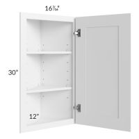 Regency White 12x30 Angle Wall Cabinet