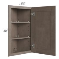 Providence Natural Grey 12x30 Angle Wall Cabinet