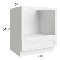 Providence White 30" Microwave Base Cabinet 
