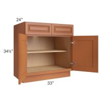 Lexington Cinnamon Glaze 33" Base Cabinet