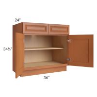 Lexington Cinnamon Glaze 36" Base Cabinet
