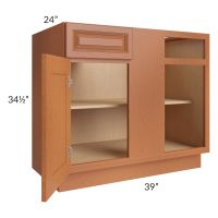 Lexington Cinnamon Glaze 42" Blind Base Cabinet