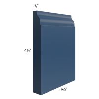 Portland Navy Blue 96" Base Board Molding - Out of stock through early June