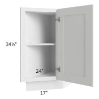 Providence White 12" Base Transitional Cabinet (Right)