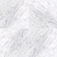 Carrara White 18" x 18" Honed Marble