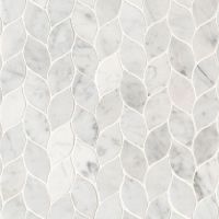 Carrara White Blanco Pattern Honed Tile