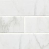 Classique White Carrara 4" x 16" Glossy