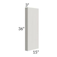 Midtown Light Grey Shaker 3x36 Wall Column