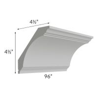 Union Grey Large Cove Crown Molding