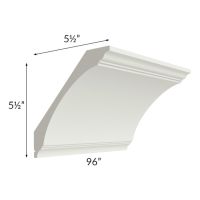 Tuscan Almond Glaze Extra Large Cove Crown Molding