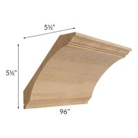 Midtown Timber Shaker Extra Large Cove Crown Molding