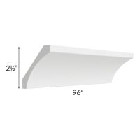 Southport White Shaker 96" Cove Crown Molding
