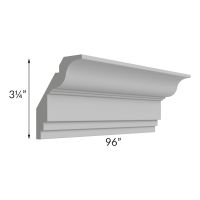 Charlotte Grey Crown Molding (3-1/4" Height)