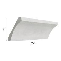 Heather Grey Shaker Cove Crown Molding