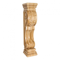 Charleston Ivory Decorative Corbel/Post (34-1/2" Height)