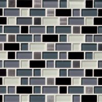 Crystal Cove Blend Interlocking Pattern 8mm Mosaic Tile