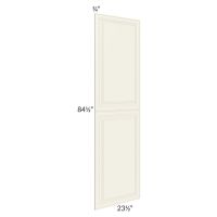 Cambridge Antique White Glaze 24x90 Tall Decorative Door Set