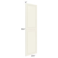 Cambridge Antique White Glaze 24x96 Tall Decorative Door Set