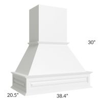 Providence White Wood Range Hood - Out of stock through late April
