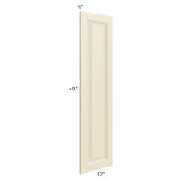 Casselton Ivory Bottom Decorative Door for a Tall Cabinet or Panel