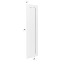 Charlotte White Bottom Decorative Door for a Tall Cabinet or Panel