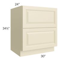 Casselton Ivory 30" 2-Drawer Base Cabinet 