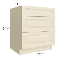 Casselton Ivory 30" 3-Drawer Base Cabinet
