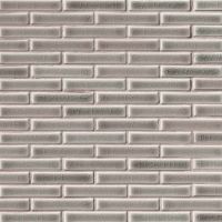 Dove Gray Brick Pattern 8mm Ceramic Tile