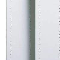 Vertical 72 Inch Panels for Added Closet Organization and Storage Solutions Compatible with Easy Track Closet Systems