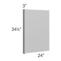 Charlotte Grey Appliance End Panel with a 3" Return